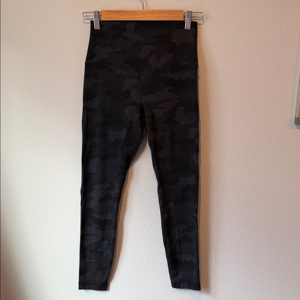 lululemon athletica Black Charcoal Camo High-Rise Leggings